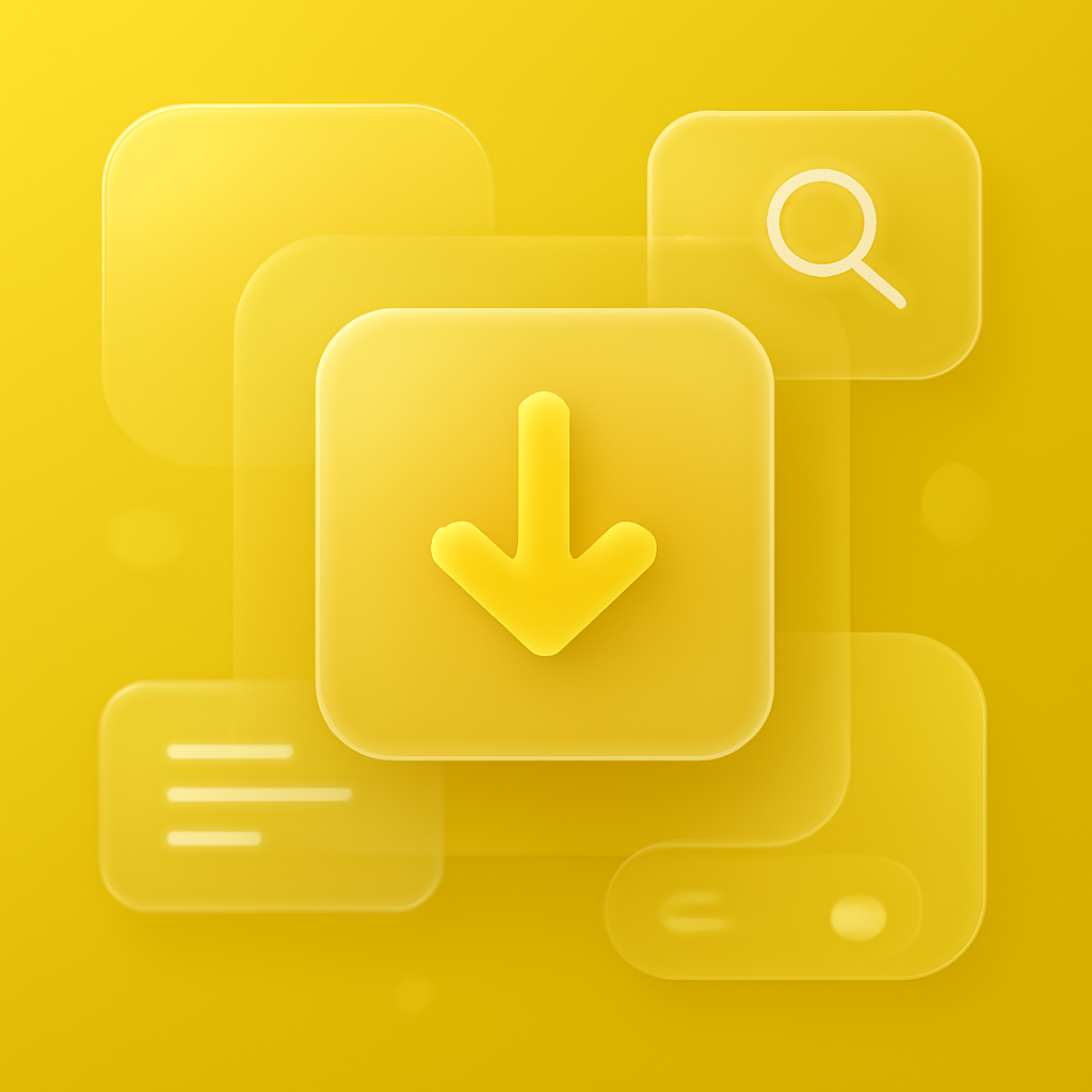 Illustration explaining the downloading process of Rajaluck.