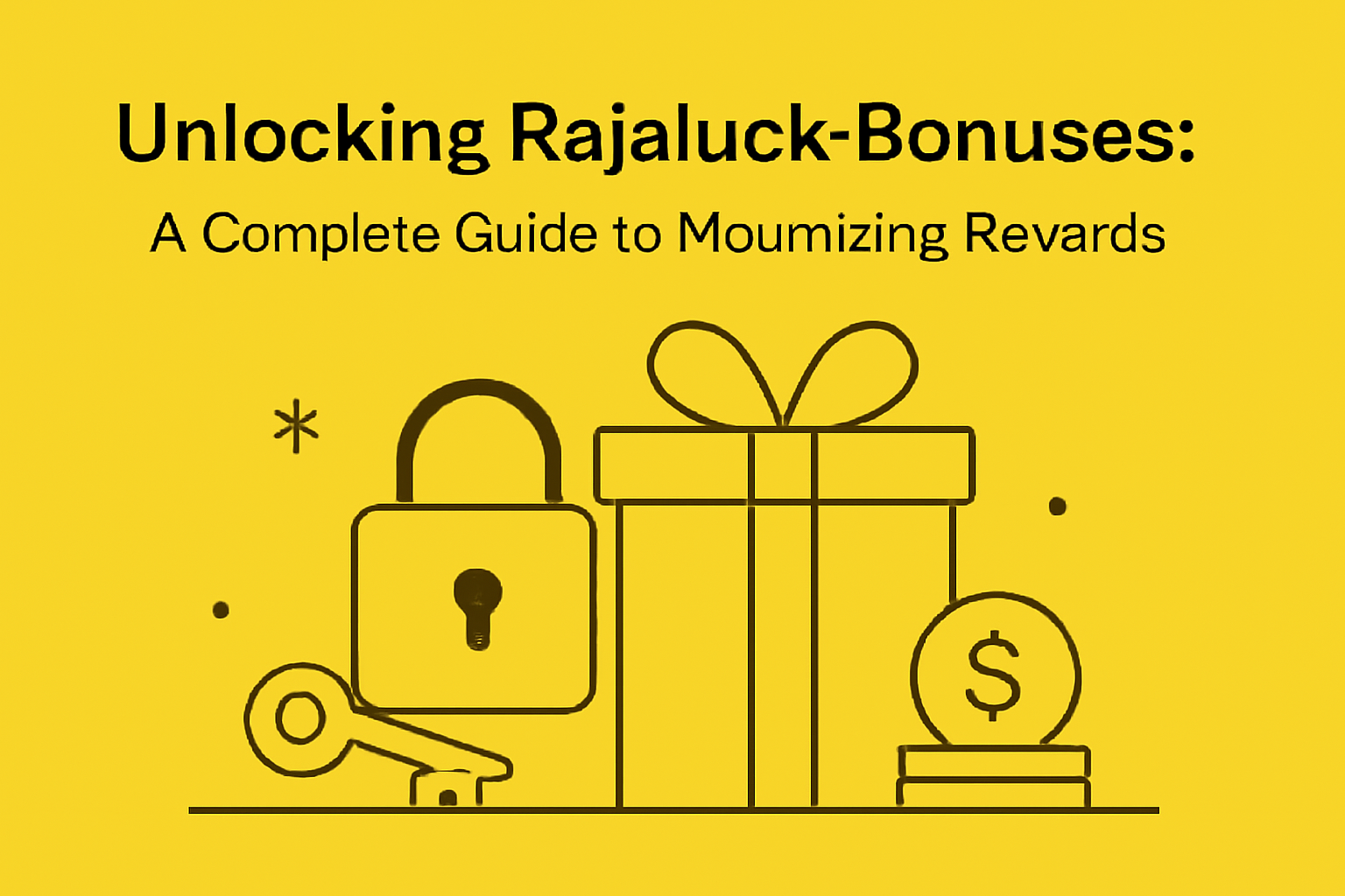 A visual representation of the Rajaluck App Download Guide including the title text