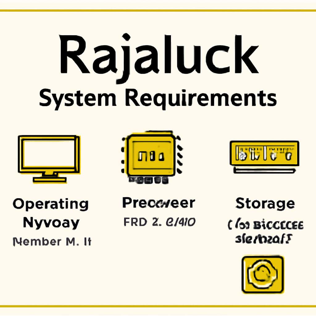 Diagram of Rajaluck installation requirements.