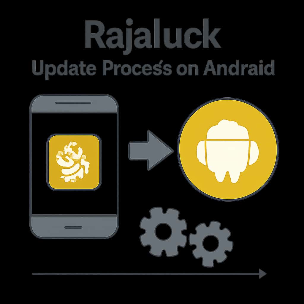 Diagram illustrating the Rajaluck update procedure for Android.