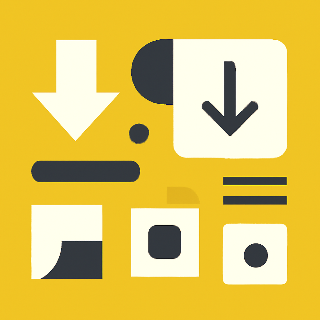 Illustration explaining the downloading process of Rajaluck.