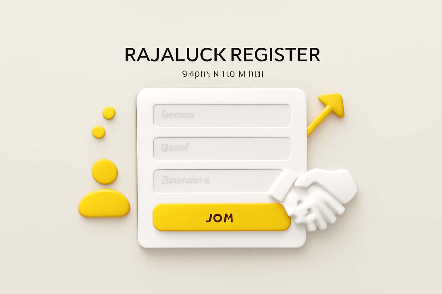 Rajaluck Register - New Account Interface