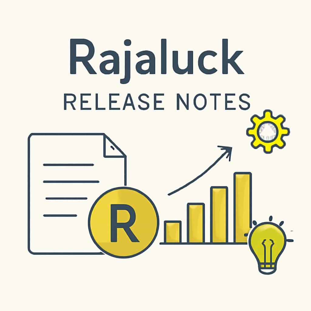An educational illustration related to Rajaluck Release Notes.